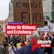 Sharepic Umsteuern Bildungswende