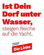 Dorf unter Wasser