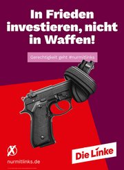 EU-Wahl 24: In Frieden investieren, nicht in Waffen!